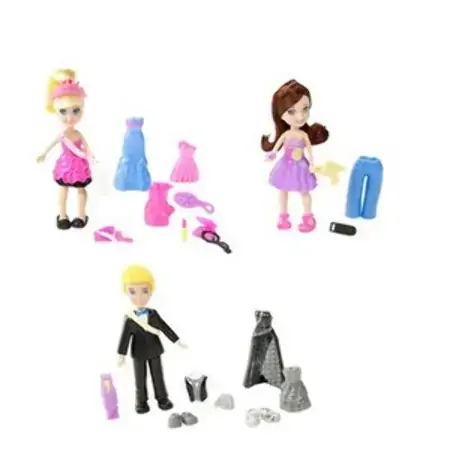 Boneca Polly Cj Format E Fantasia 0104