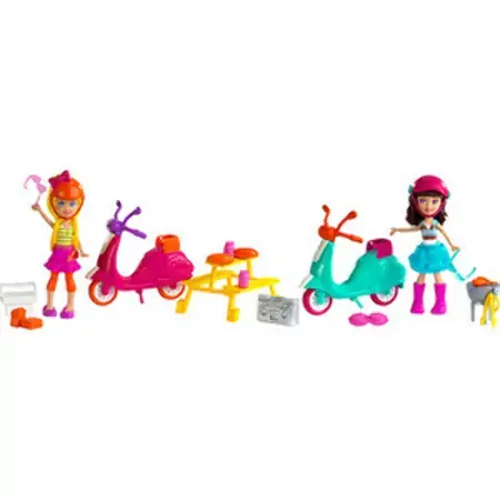 Mattel Polly Pocket Piquenique E Moto