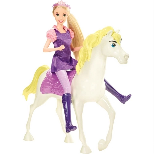 Princesas Disney E Cavalinhos Rapunzel Mattel