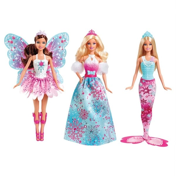 Mattel Barbie Mix And Match Trio Encantado