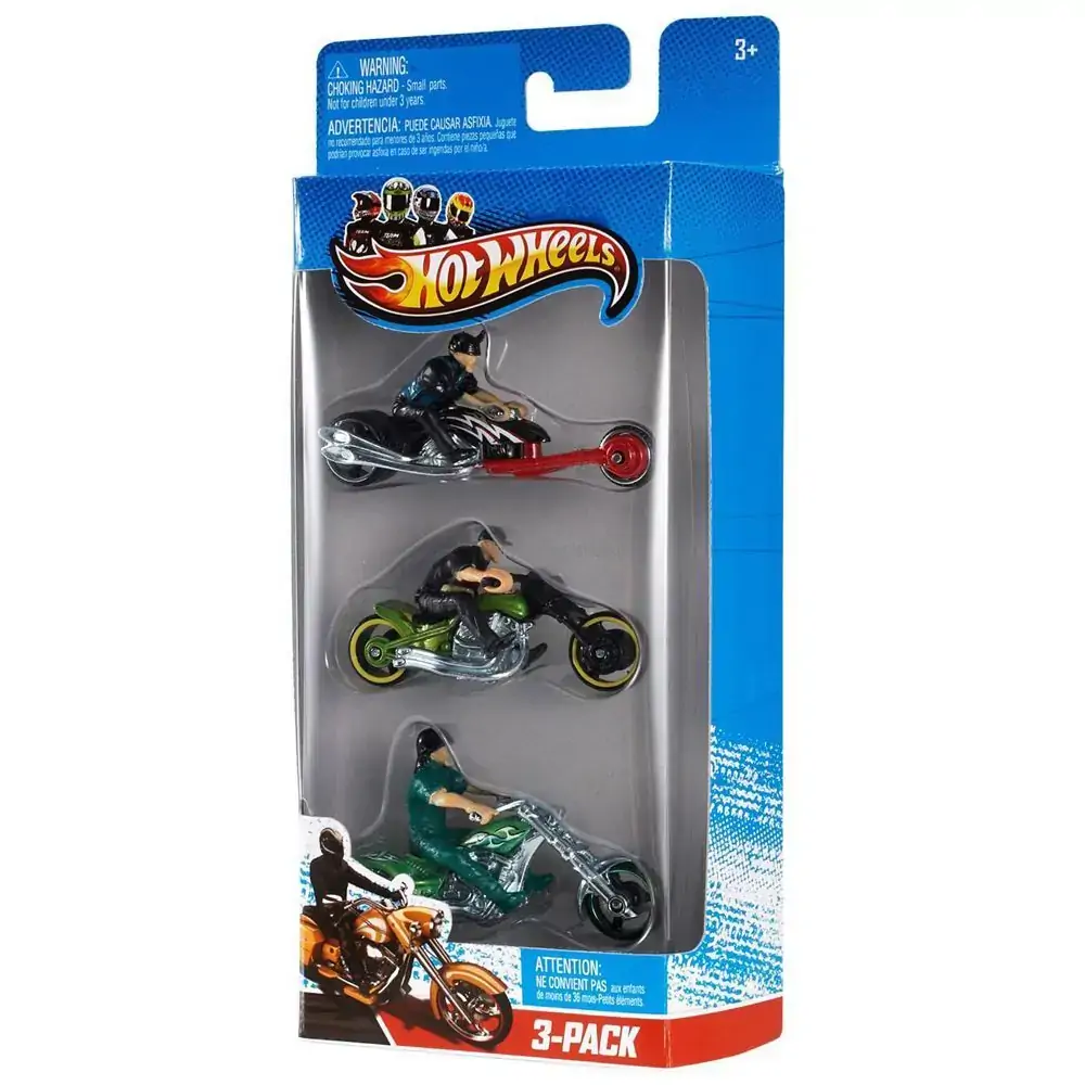 Hot Wheels Trio De Motos
