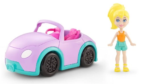 Polly Pocket Y6075 Convertible / Car Pollyville