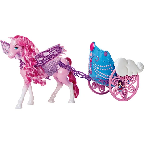 Carruagem Do Pegasus Barbie Butterfly E A Princesa Fairy Mattel
