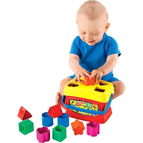 Balde Primeiros Blocos Fisher Price