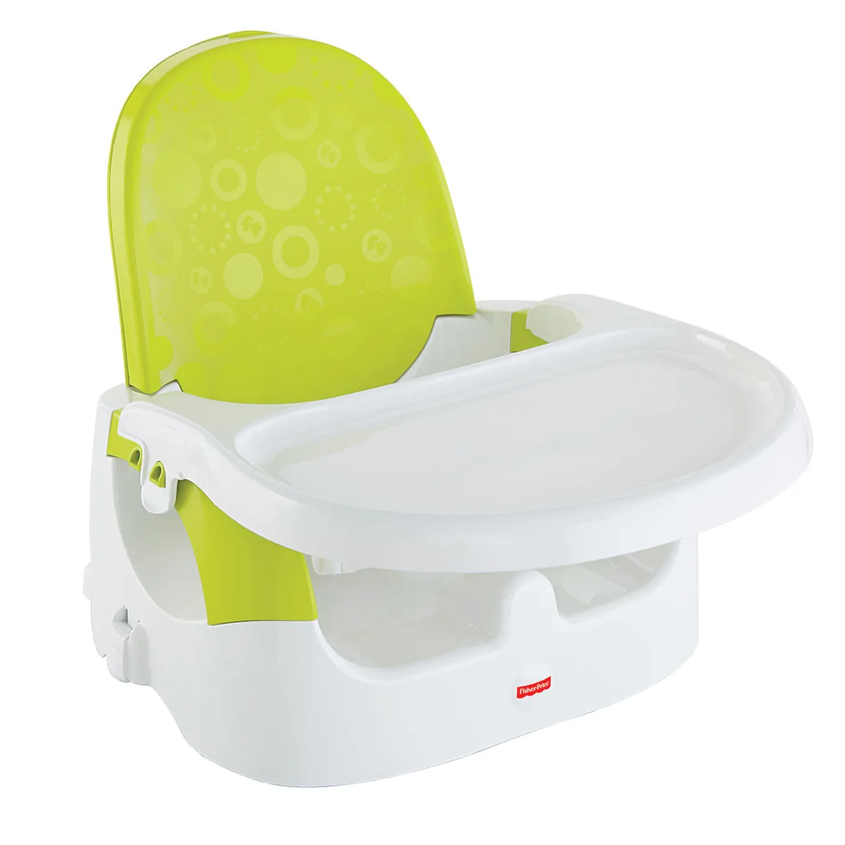 Cadeira de Alimentação Portátil Fisher-Price BCD26 Verde e Branca Suporta até 23Kg
