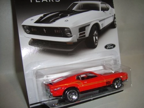 Hot Wheels Mustang 50 Years Exclusive Red 1971 Ford Mustang Mach 1 Die Cast