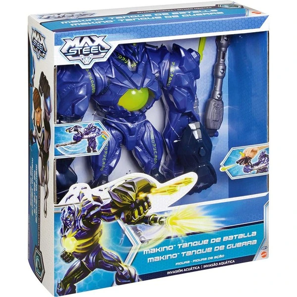 Mattel Max Steel Makino Tanque De Guerra