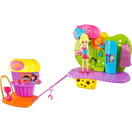 Polly Pocket Pizzaria Divertida Da Polly Mattel