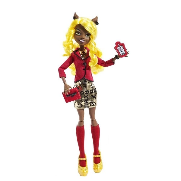 Mattel Monster High Monstros Câmera Ação Clawdia Wolf
