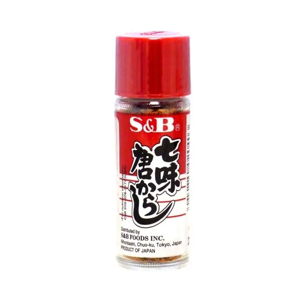 Pimenta Vermelha em Pó Shichimi Togarashi S&amp;B - 15 gramas