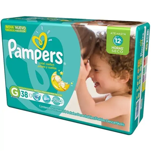 Fraldas Total Confort Tam. G 12k Pampers