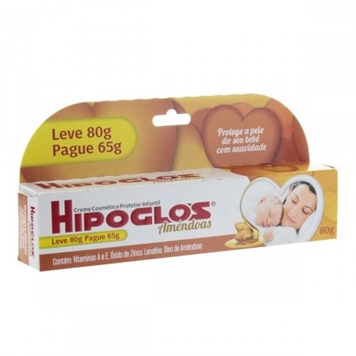 Creme Assadura Hipoglós 80g Amêndoas L80p65 Unit