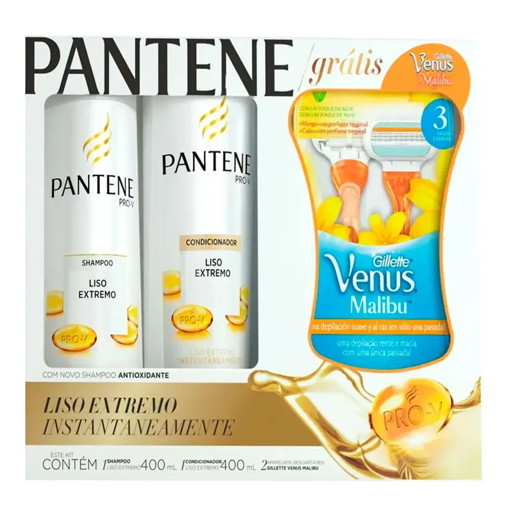 Kit Pantene Liso Gts Ap Venus