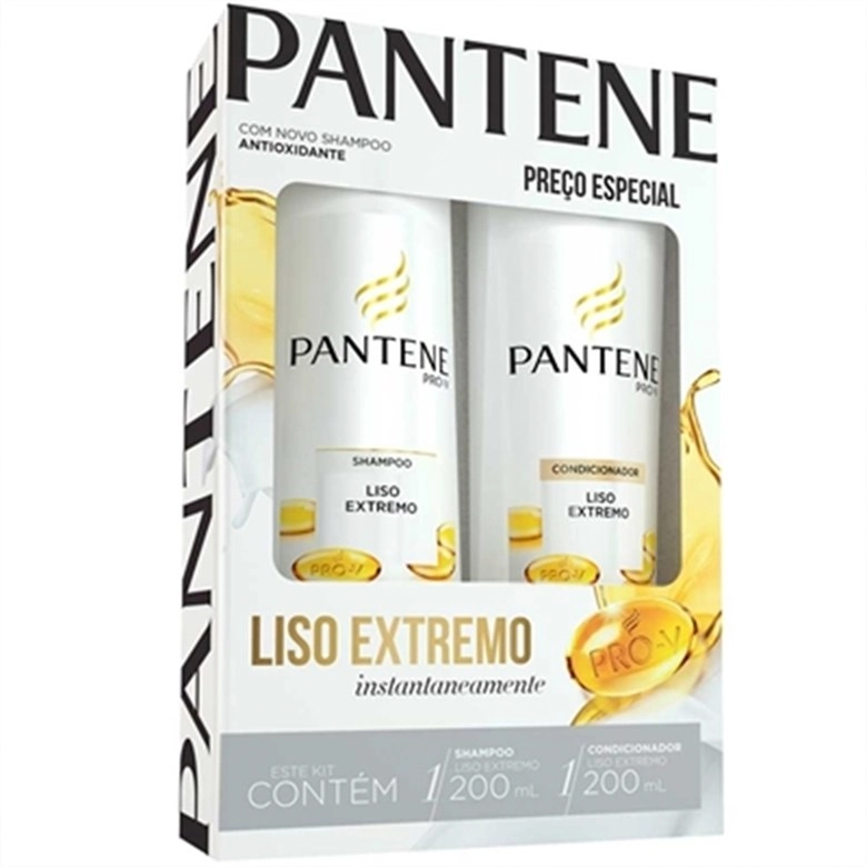 Kit Sh Co Pantene 200ml Liso Extremo Unit