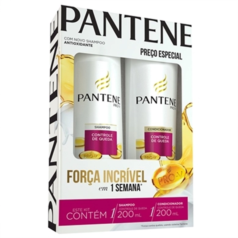 Kit Sh Co Pantene 200ml Controle De Queda Unit