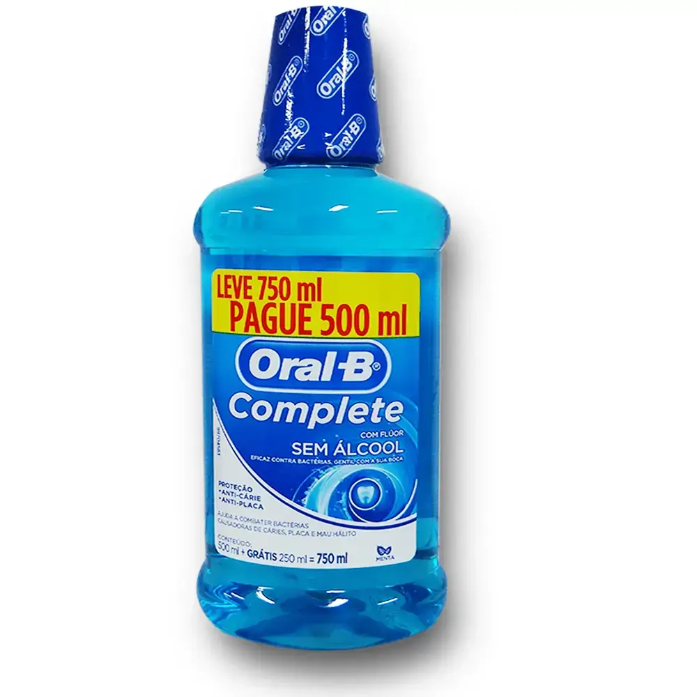 Antis Buc Oral B Complete Lv750 Pg500ml Hortela