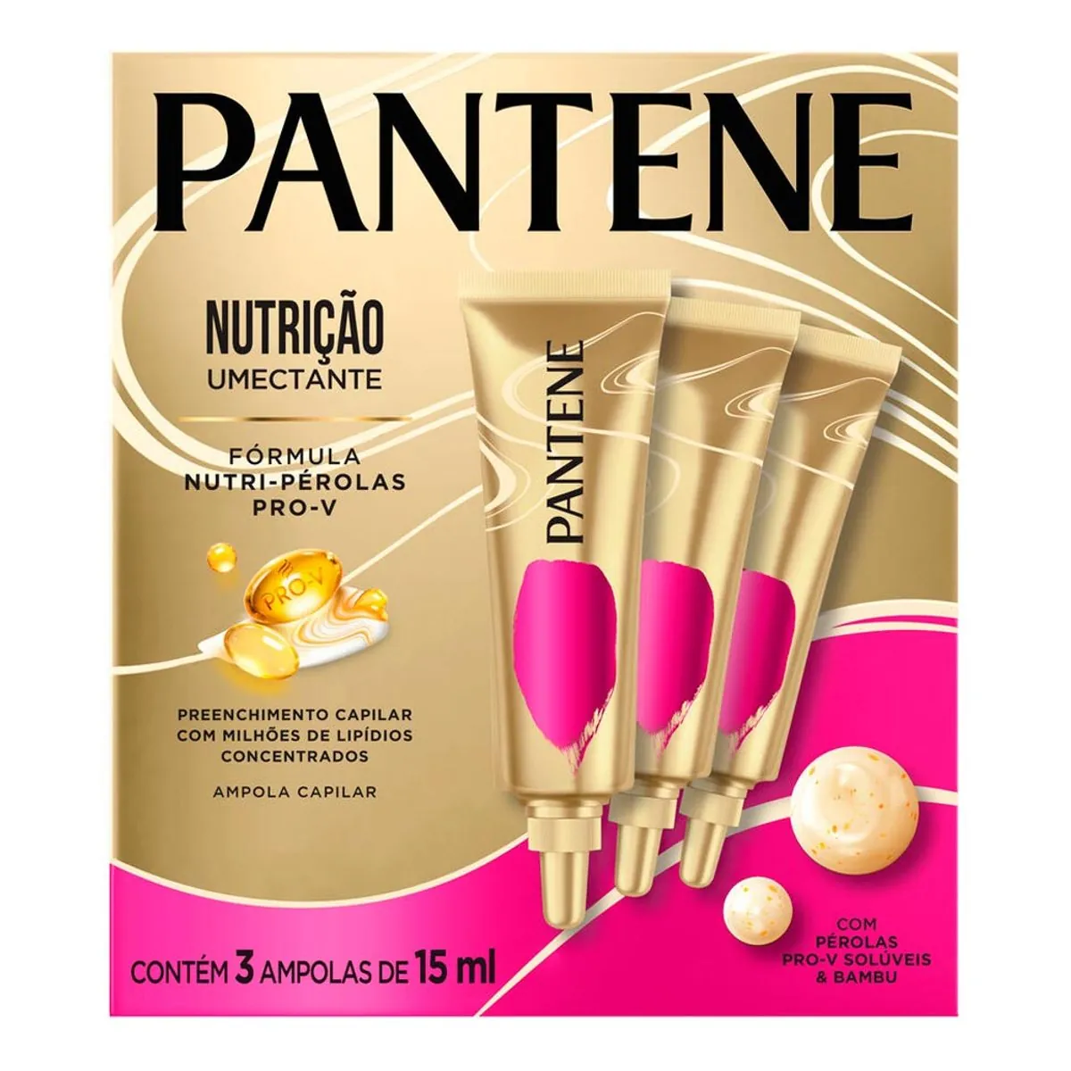Kit Ampola Capilar Pantene Nutrição 45ml