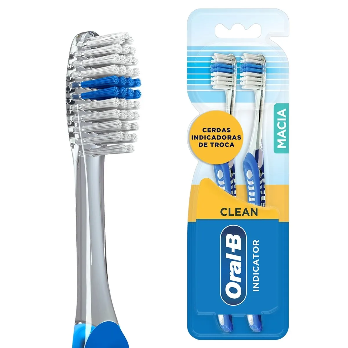 Escova Dental Oral-B Indicator Tamanho 35 2 Unidades
