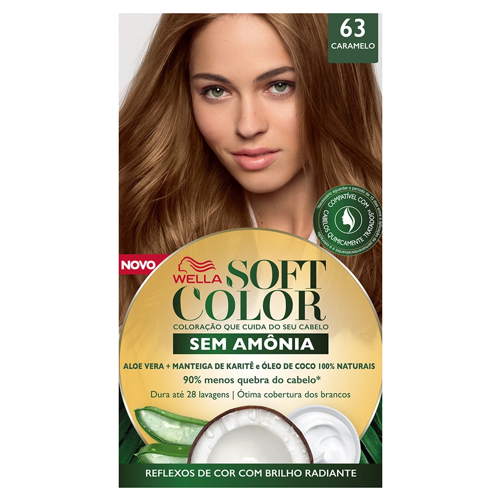 Tintura Permanente Soft Color 63 Caramelo Unit