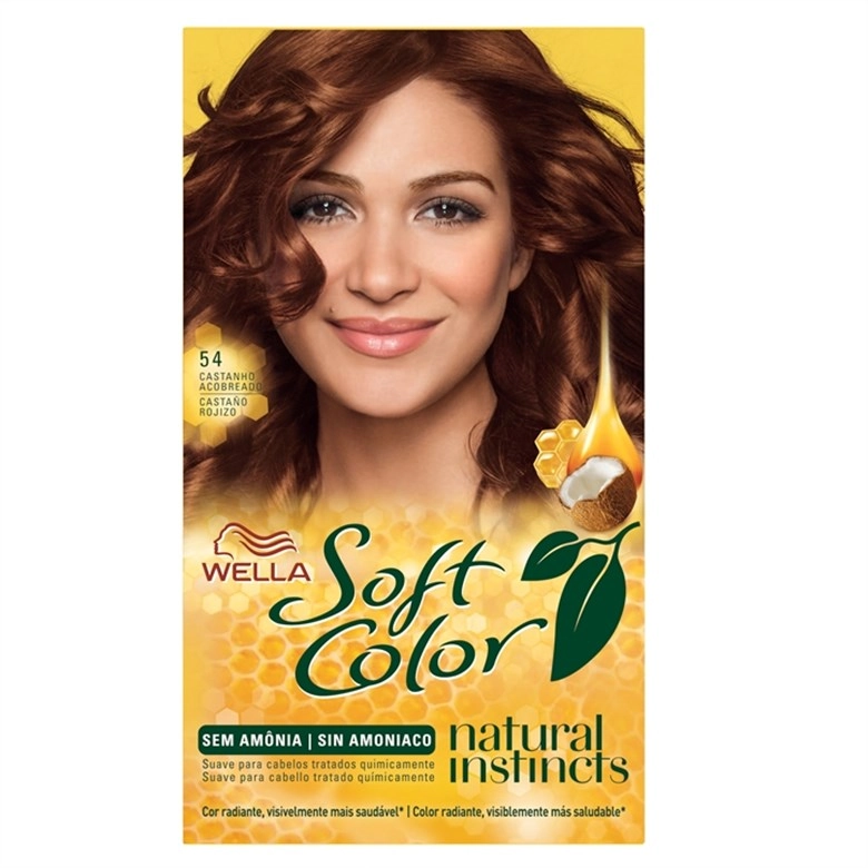 Kit Tintura Soft Color Castanho Acobreado 54 Soft Color
