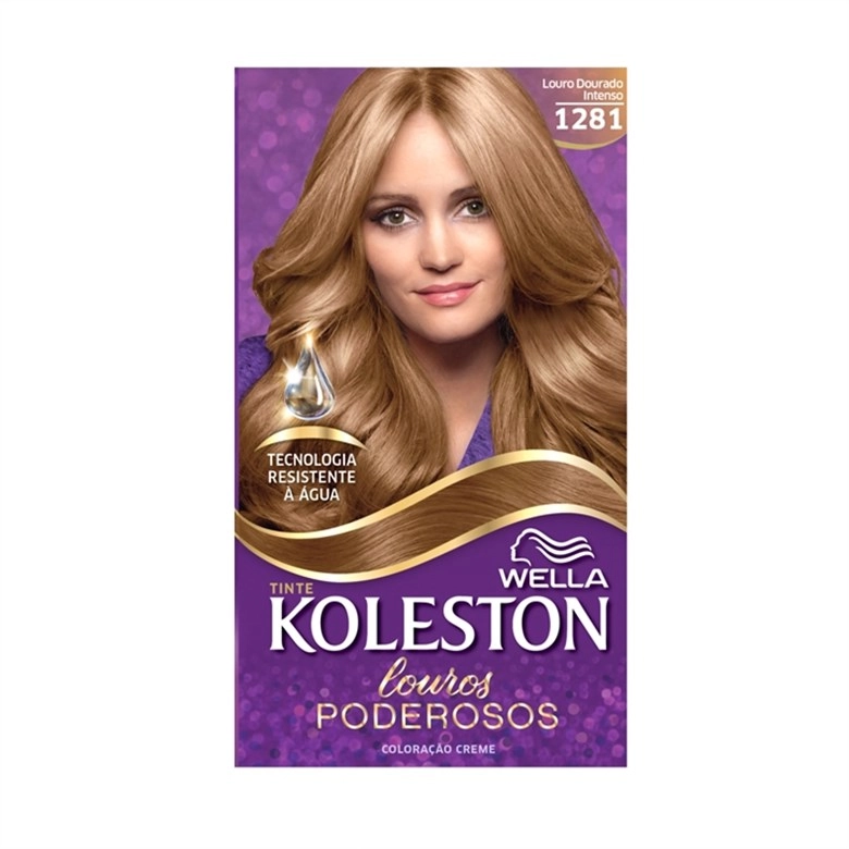 Tintura Permanente Koleston 1281 Louro Dourado Unit