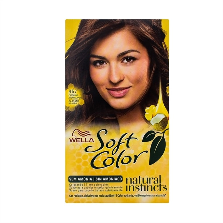 Tintura Permanente Soft Color 457 Castanho Avermelhado Unit