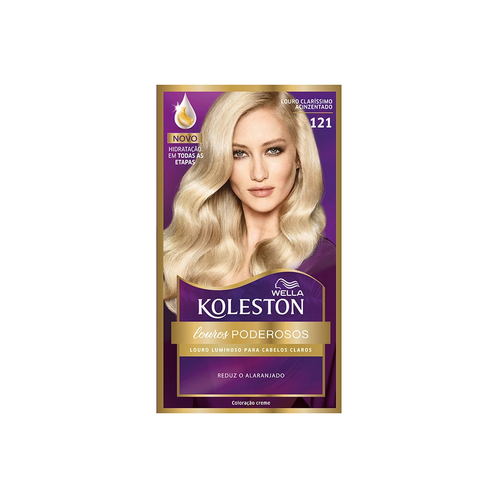 Tint.kolest. 121 Louro Clarissimo Acinzentado