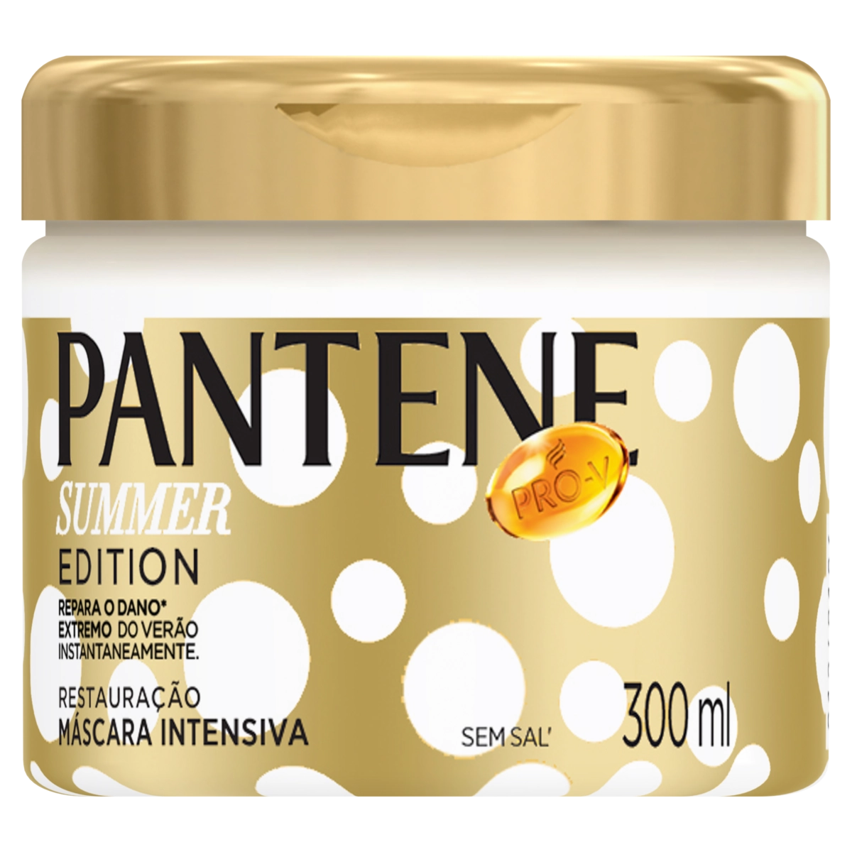 Máscara Pantene Restauração Pote 300ml Summer Edition
