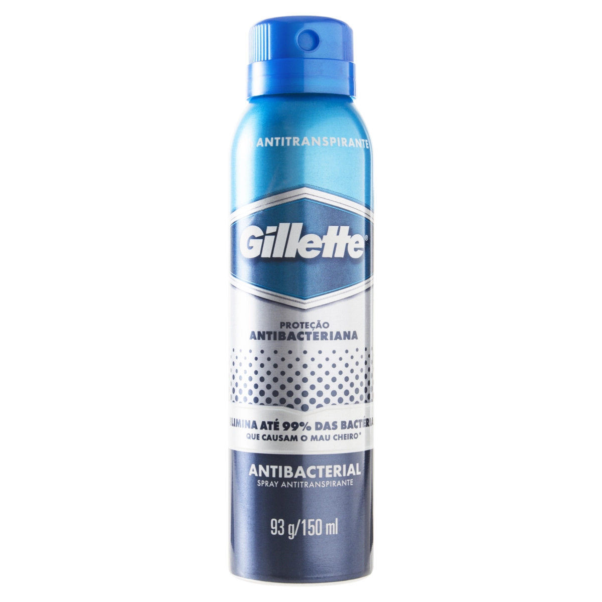 Antitranspirante Proteção Antibacteriana Gillette 150ml Spray