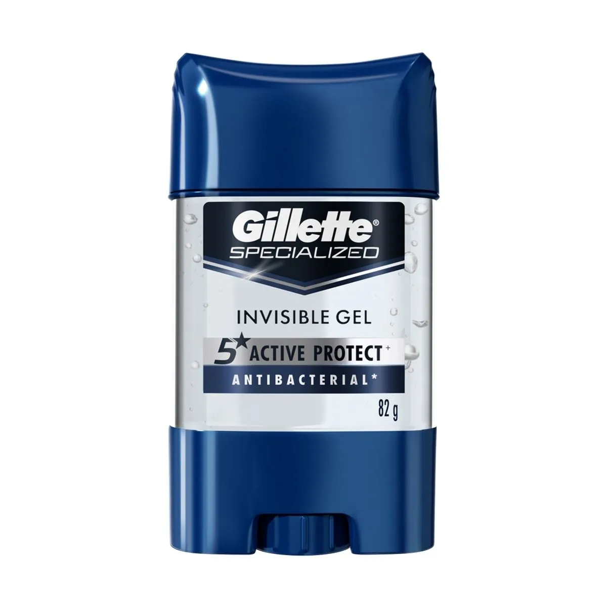 Desodorante Gel Antitranspirante Gillette Antibacterial 82g