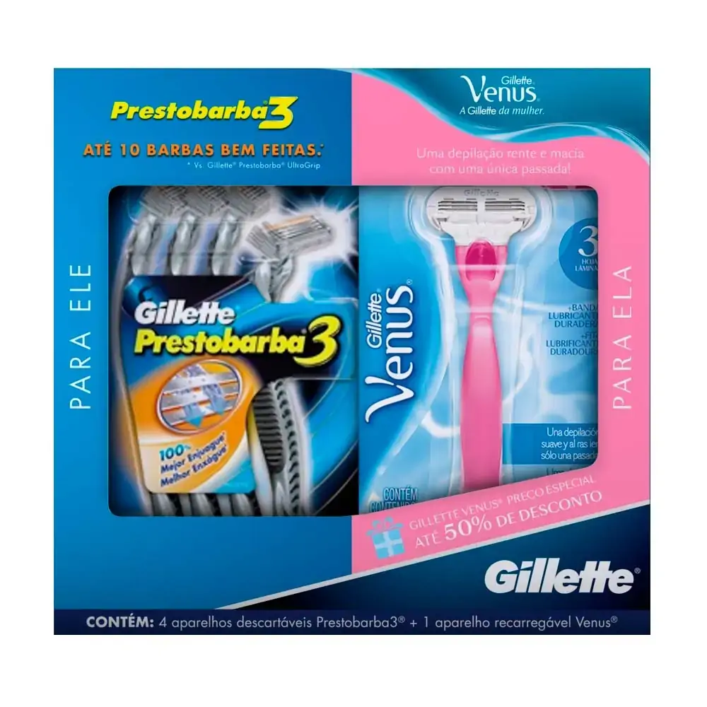 Aparelho Presto3 C/4 Ap Venus Fem 50 Desc