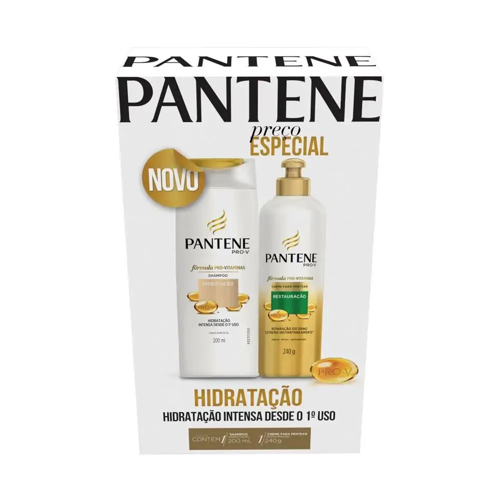 Kit Sh Pantene 200ml Hidratacao Cpp Restauracao