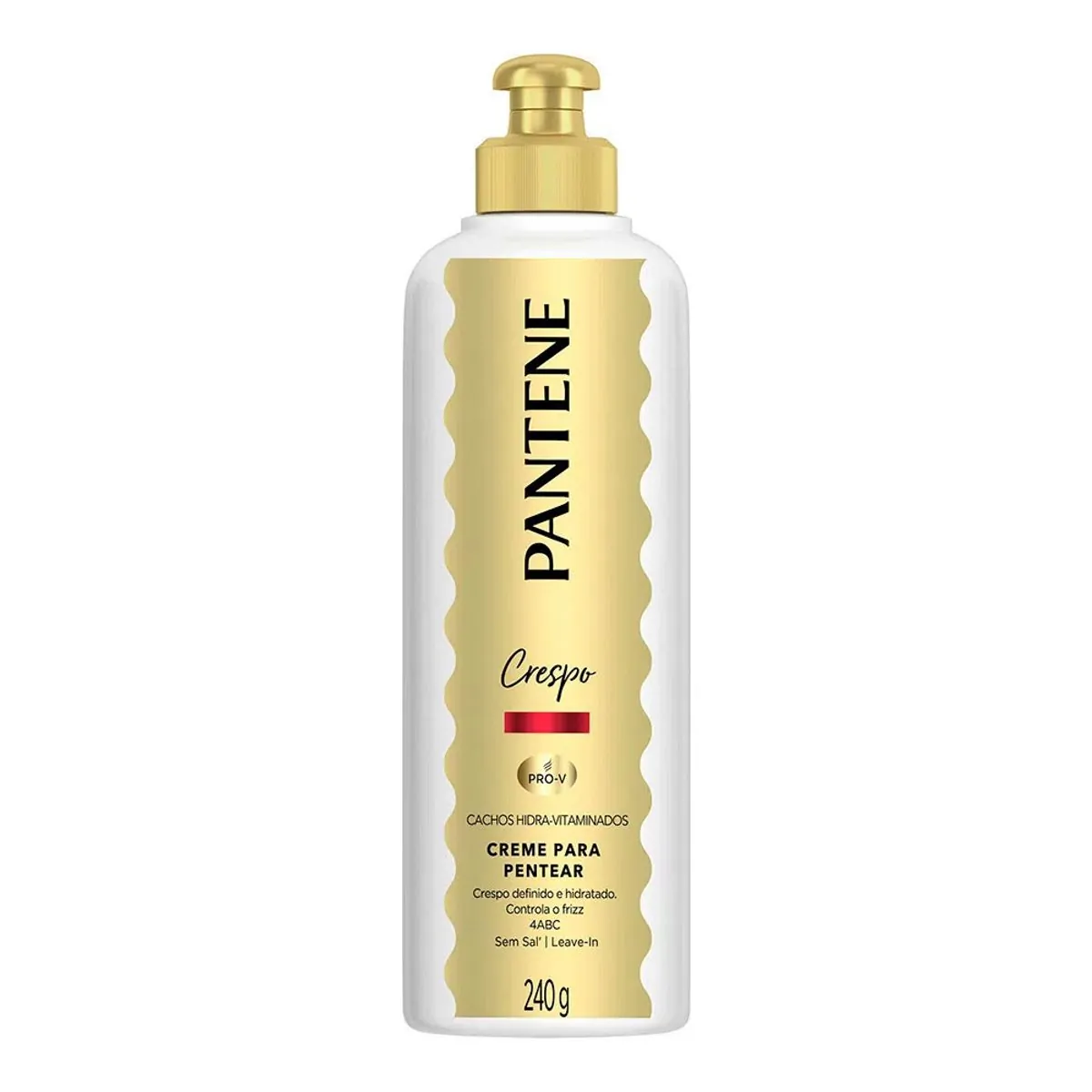 Creme Para Pentear Crespo Pantene Cachos Hidra Vitaminados Frasco 240g