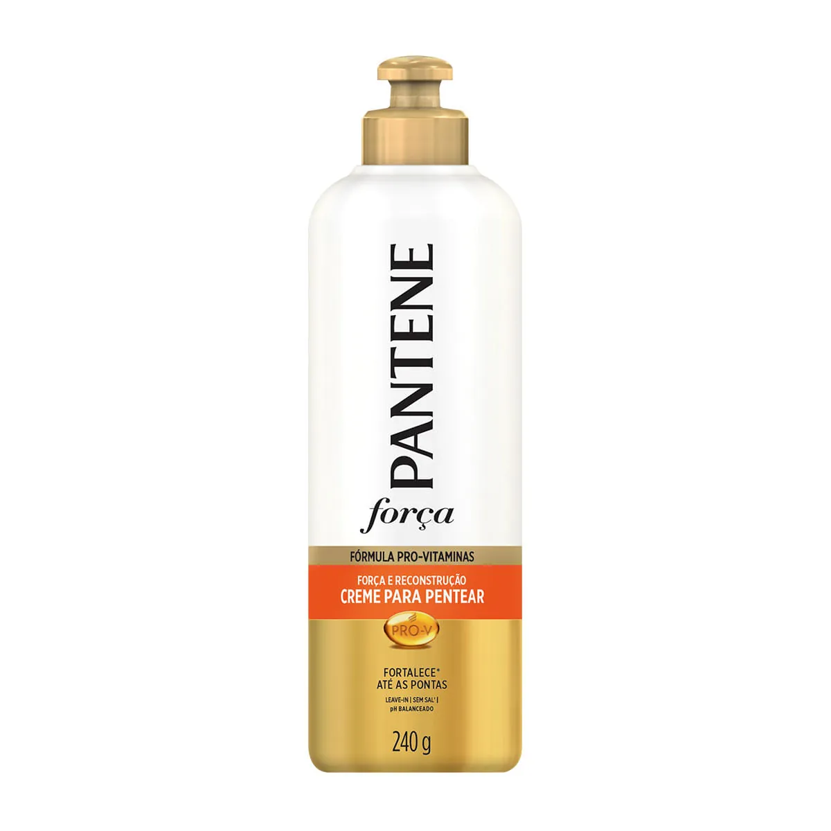 Creme Para Pentear Pantene Força E Reconstrução Frasco 240g