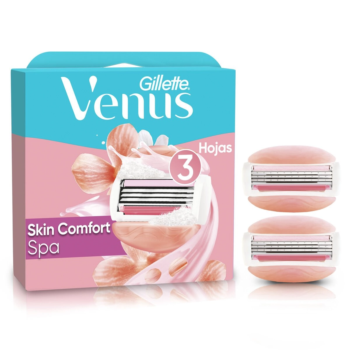Carga para Aparelho de Depilar Descartável Gillette Venus Spa 2 Unidades