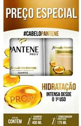 Kit de Shampoo 400ml e Condicionador 175ml Pantene Restauração sem Sal