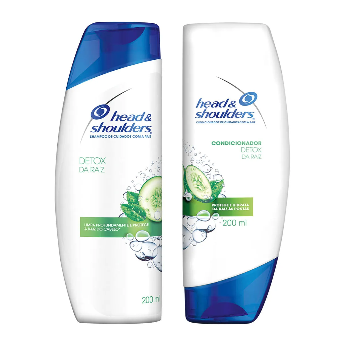 Shampoo Head & Shoulders Detox da Raiz 200ml