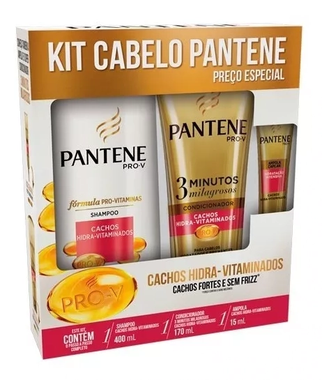 Kit Pantene Sh.400ml Cond.170ml Ampola Cac.