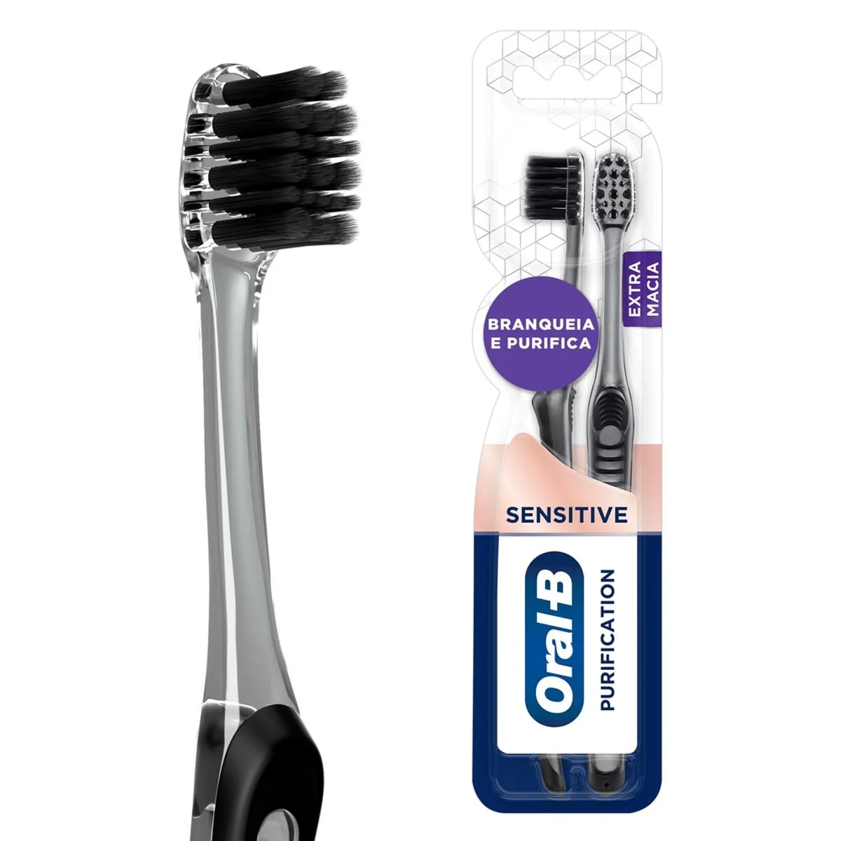 Escova Dental Oral-B Purification 2 Unidades