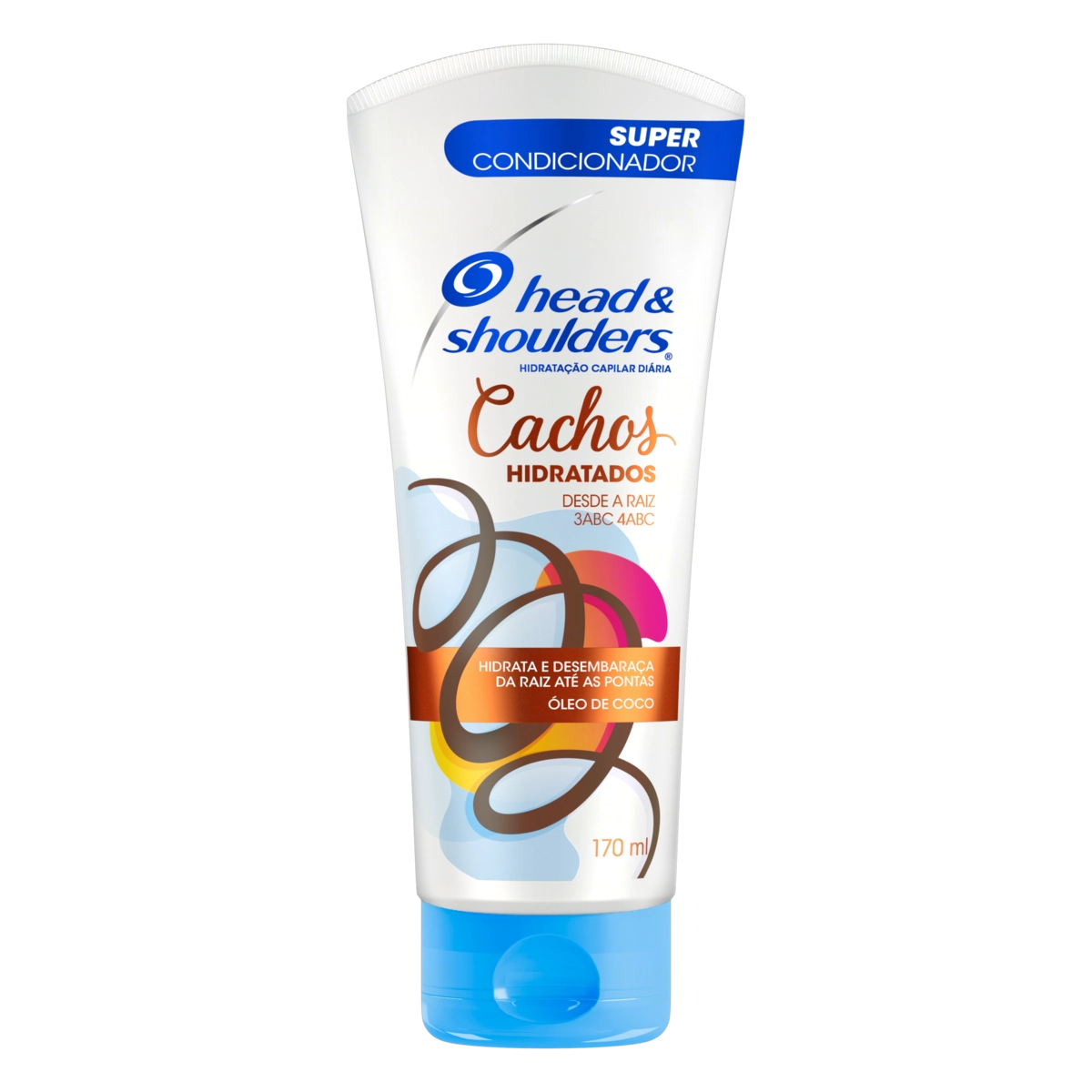 Super Condicionador Head Shoulders Cachos Hidratados Bisnaga 170ml