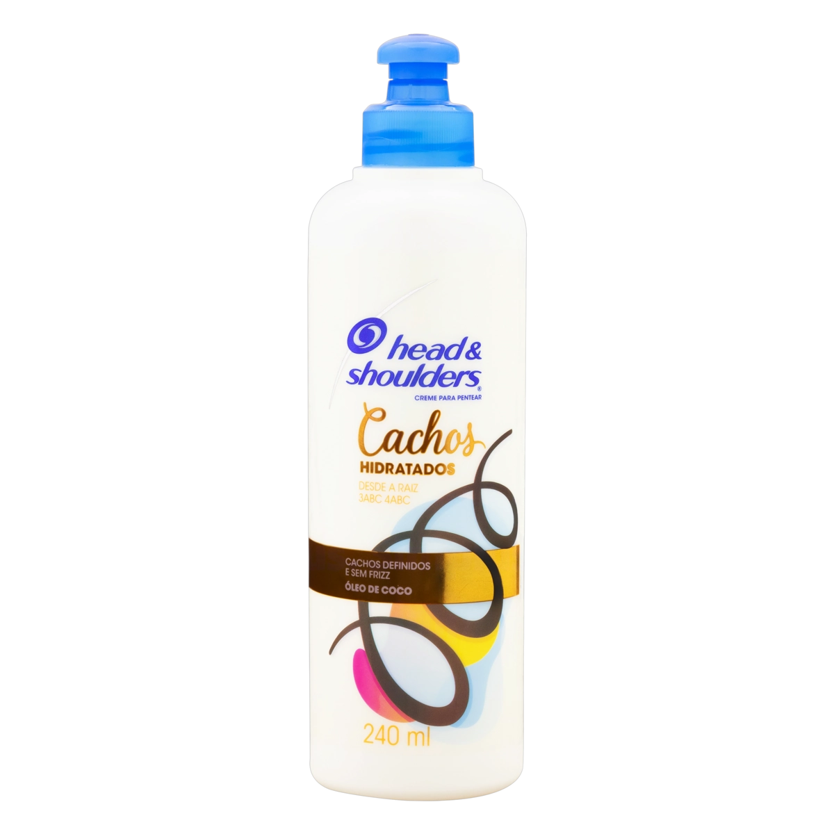Creme Para Pentear Head Shoulders Cachos Hidratados Frasco 240ml