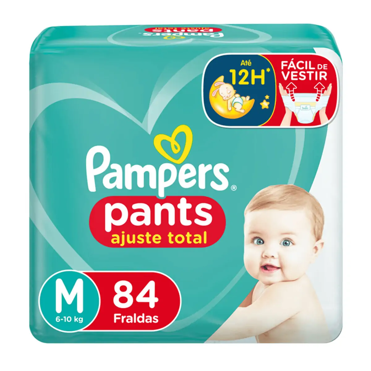 Fralda Pampers Tamanho M Pants 84 Unidades