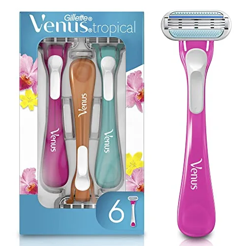Aparelho De Depilação Gillette Venus Tropical 6 Unidades