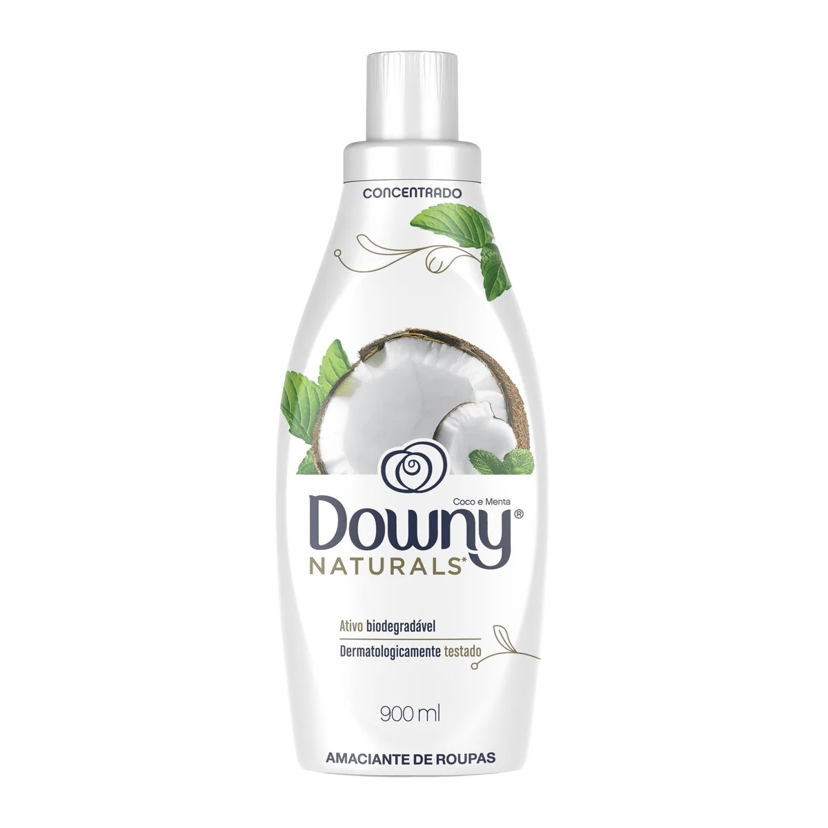 Amaciante Concentrado Downy Naturals Coco e Menta 900 ml