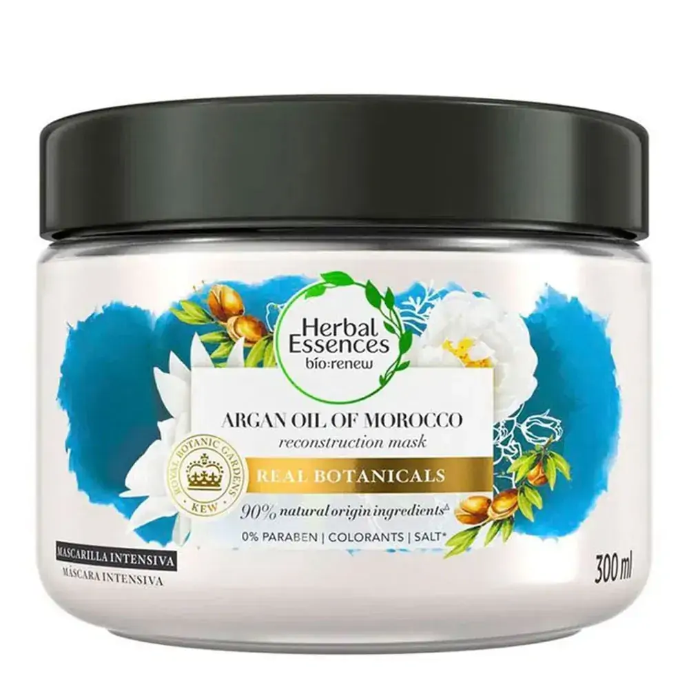 Máscara Intensiva Argan Oil Of Morocco Herbal Essences Bio:renew Pote 300ml