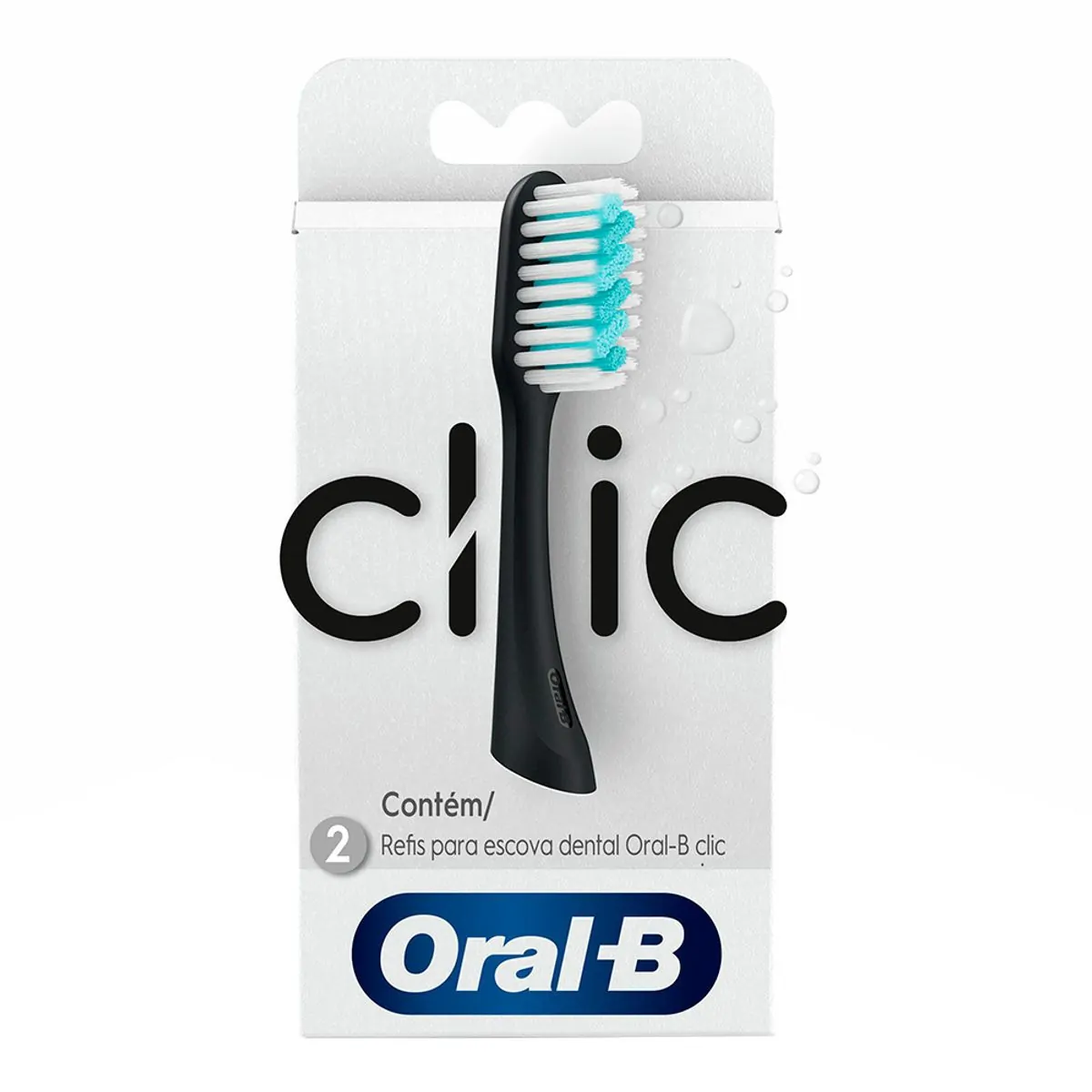 Refil Escova Dental Extramacia Oral-B Clic 2 Unidades