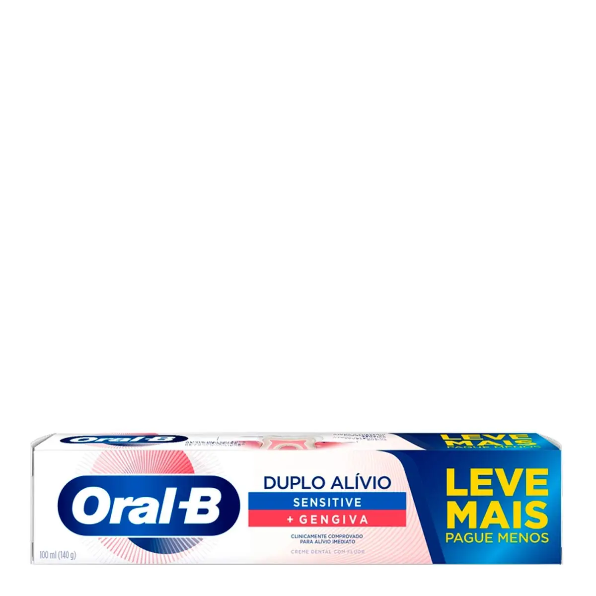 Creme Dental Oral-B Duplo Alívio Sensitive 140g