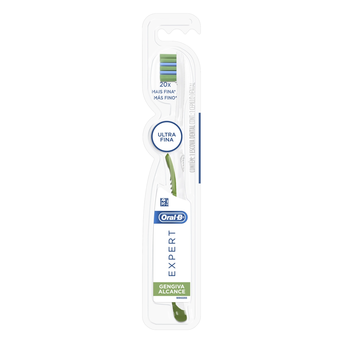 Escova Dental Ultra Fina Gengiva Alcance Oral B Expert