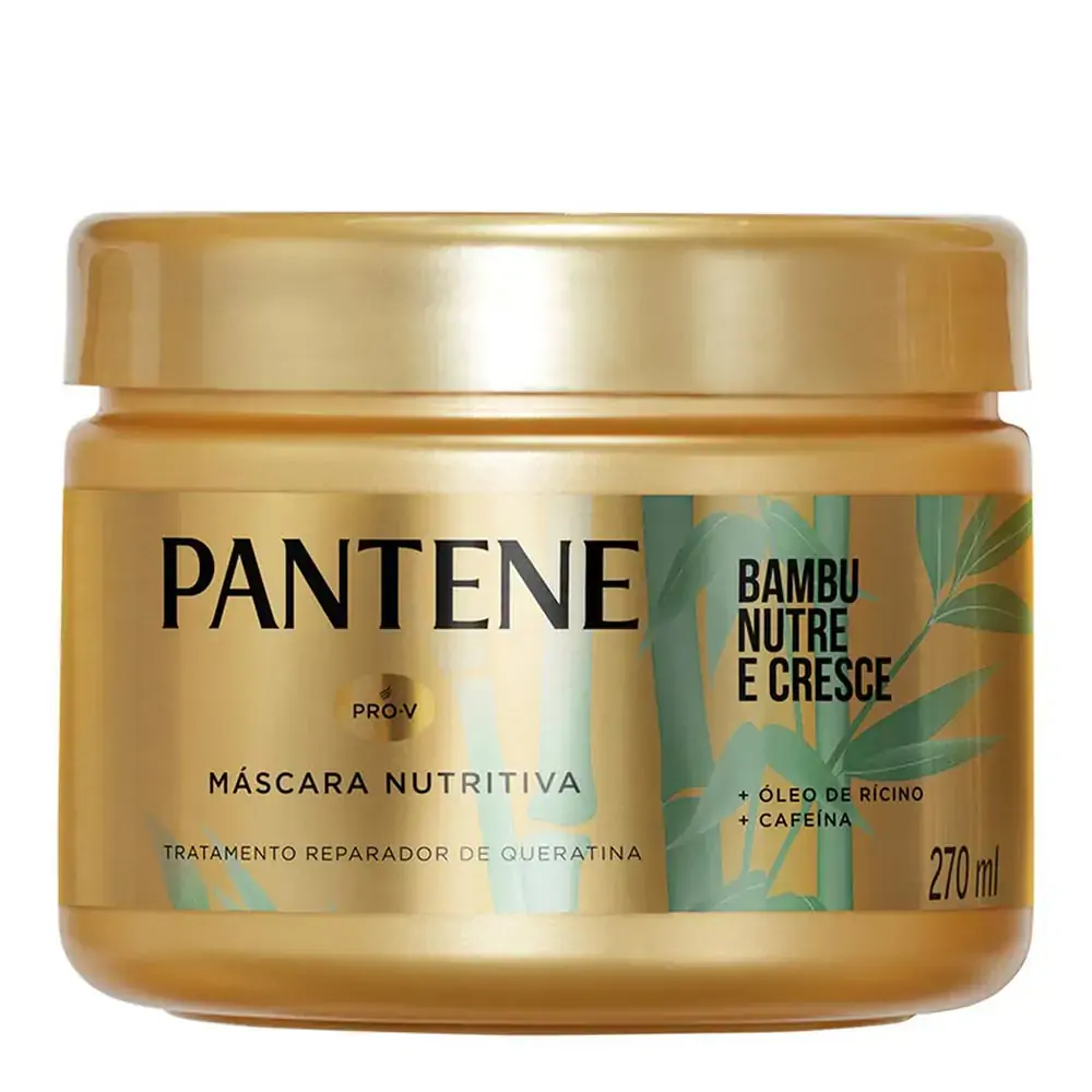 Máscara Capilar De Tratamento Pantene Bambu 270ml