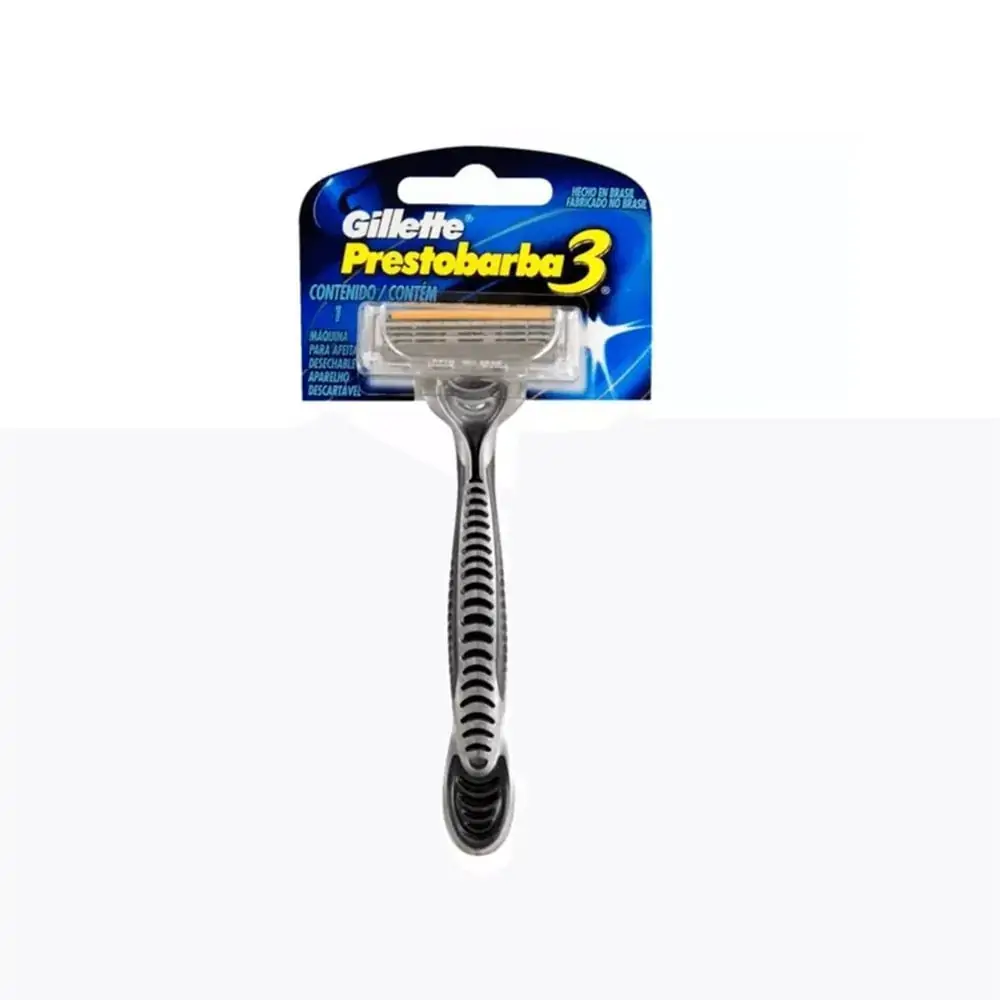 Aparelho Descartável Para Barbear Uefa Champions League Gillette Prestobarba3 10 Unidades